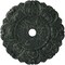 Ekena Millwork Angel Medallion (Canopies up to 15 3/4"), 32 1/4"OD x 3 5/8"ID x 1 1/8"P, Painted Turtle Crackle CM32ANPTC - alternate 1